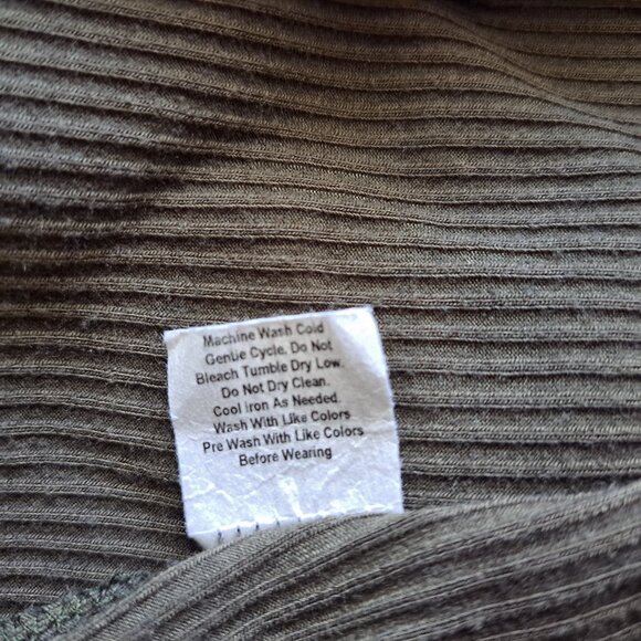 Cloud Dancer Juniors  Sweater Cropped Long Sleeve Green Color Size L - Picture 6 of 9